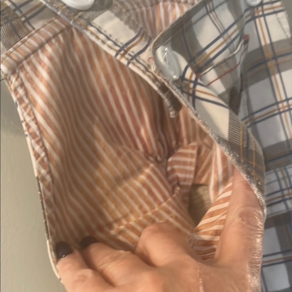 Plaid Overalls with Mickey Mouse Patches - Picture 2 of 3